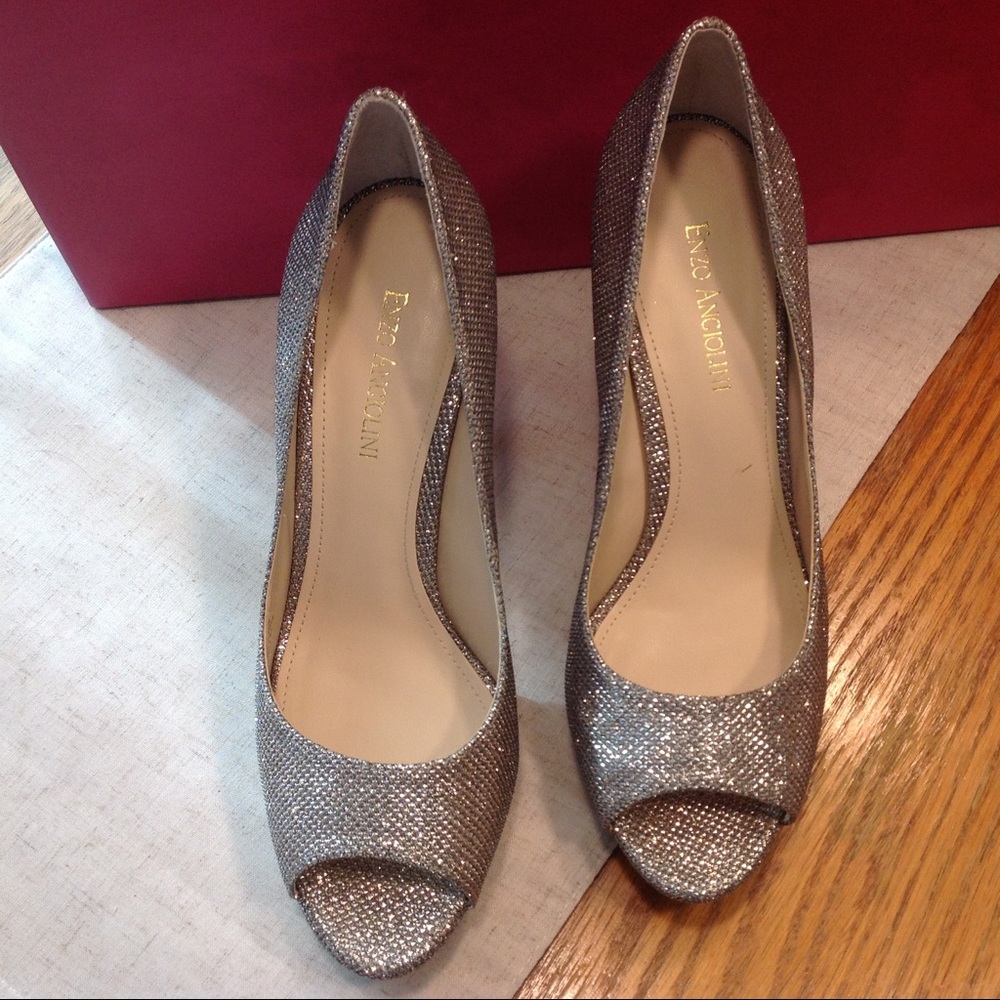 Enzo Angiolini Glitter Heels